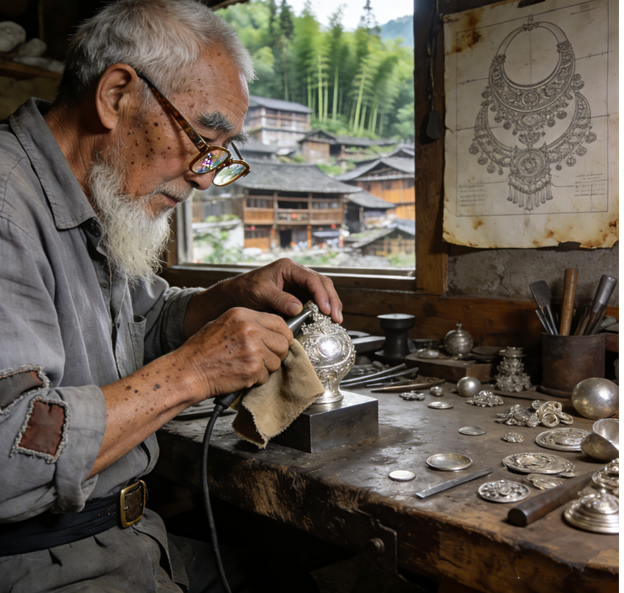 当非遗银饰“邂逅”直播电商：贵州苗族文化在方寸之间“活”起来