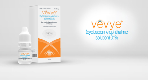 Novaliq宣布VEVYE™0.1%(环孢素滴眼液)获得FDA批准,用于治疗干眼症的症状和体征(照片:美国商业资讯)
